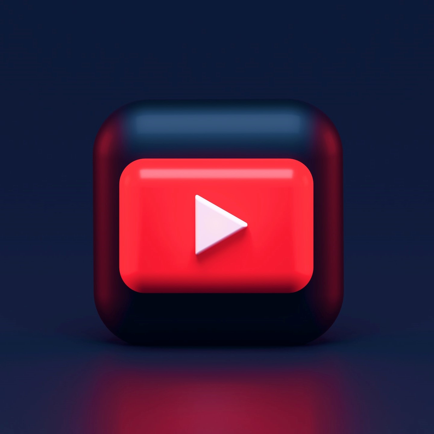 Playbutton in rot