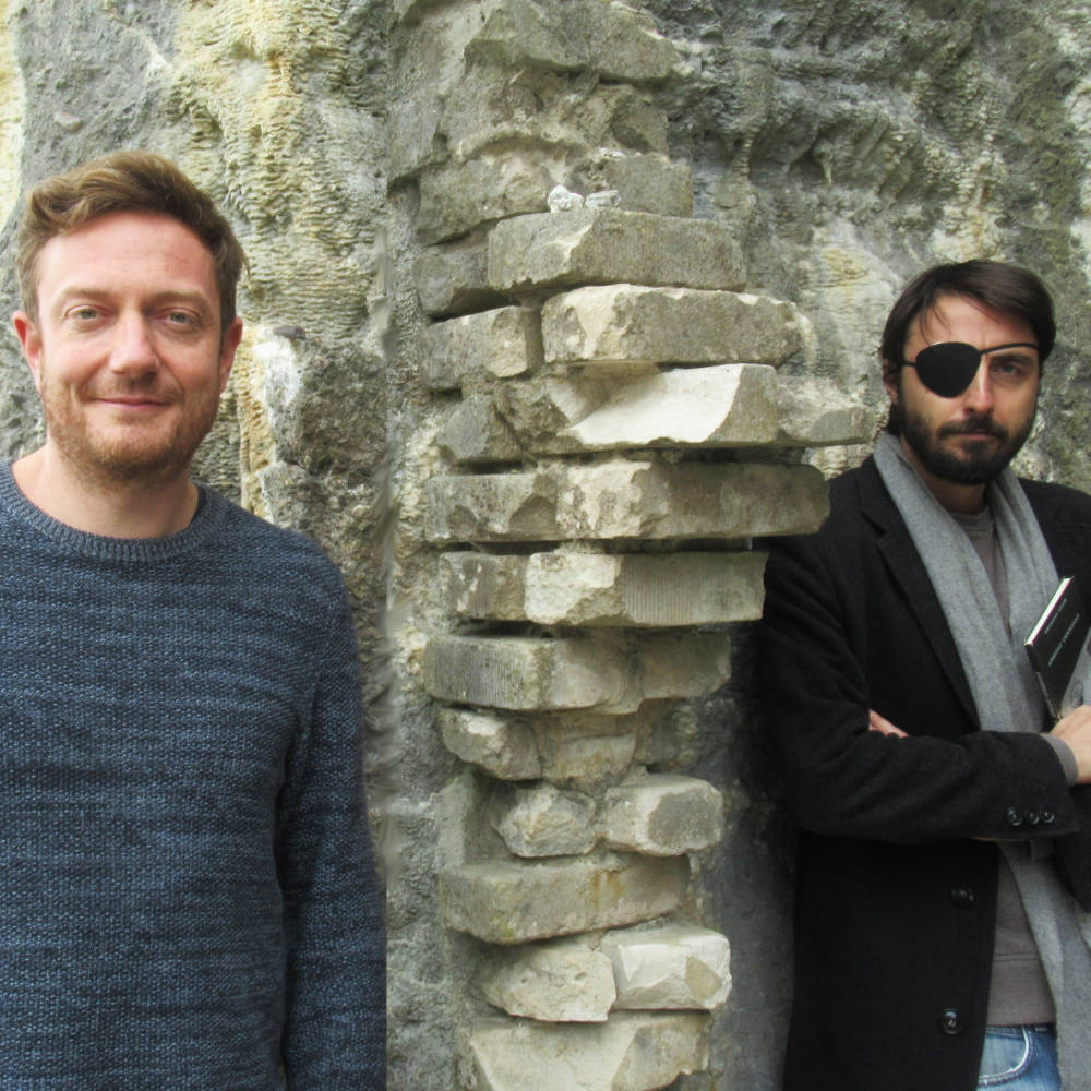 Die beiden Schauspieler Felix Zimmer (links) und Ivan Dentler. Foto: Mahnmal Kilian e.V.