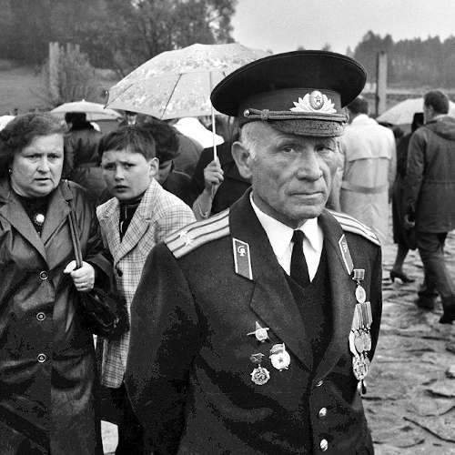 Chatyn, Belarussische Sozialistische Sowjetrepublik, 1984; Foto: Siegfried Wittenburg