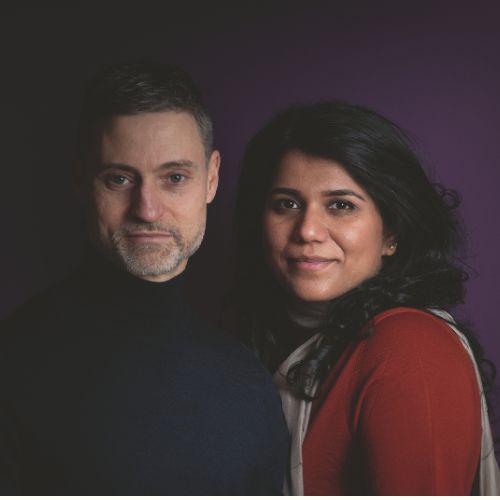 Portraitfoto Meron Mendel und Saba Nur-Cheema