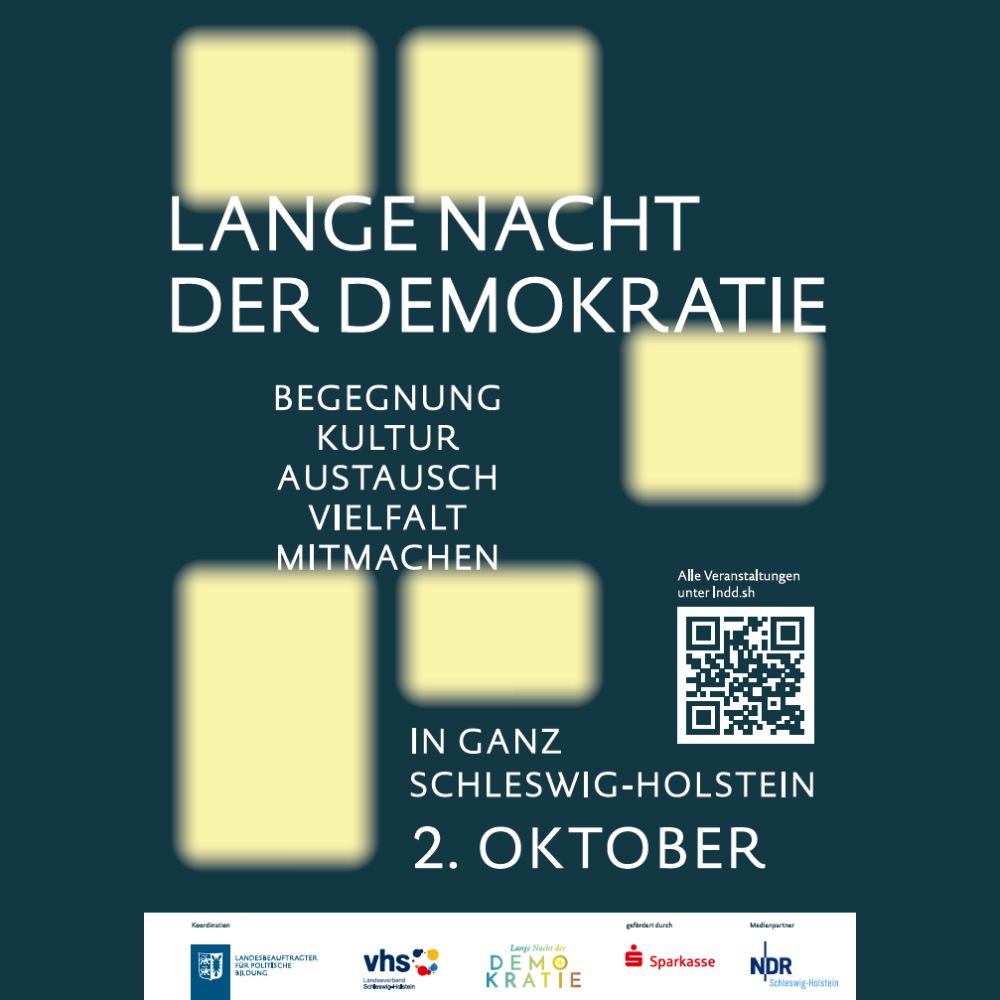 Plakat der Langen Nacht der Demokratie